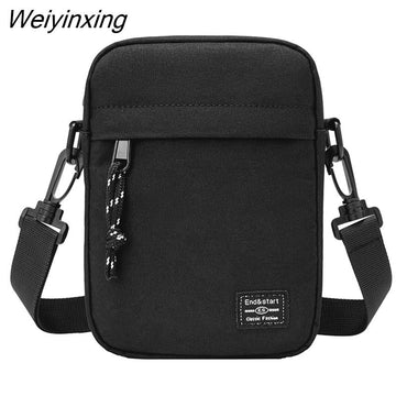 Weiyinxing Mini Crossbody Bag Small Men's Shoulder Bag Men Diagonal Small Backpack Light Messenger Phone Bag Boy Fanny Chest Pack